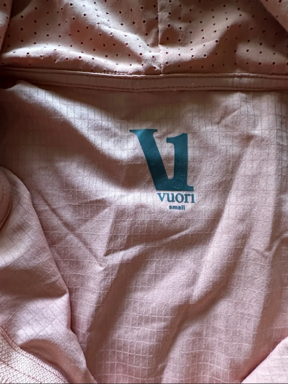 Vuori Stonesteps Hooded Windbreaker Jacket in Sunset, size Small EUC - Picture 12 of 13